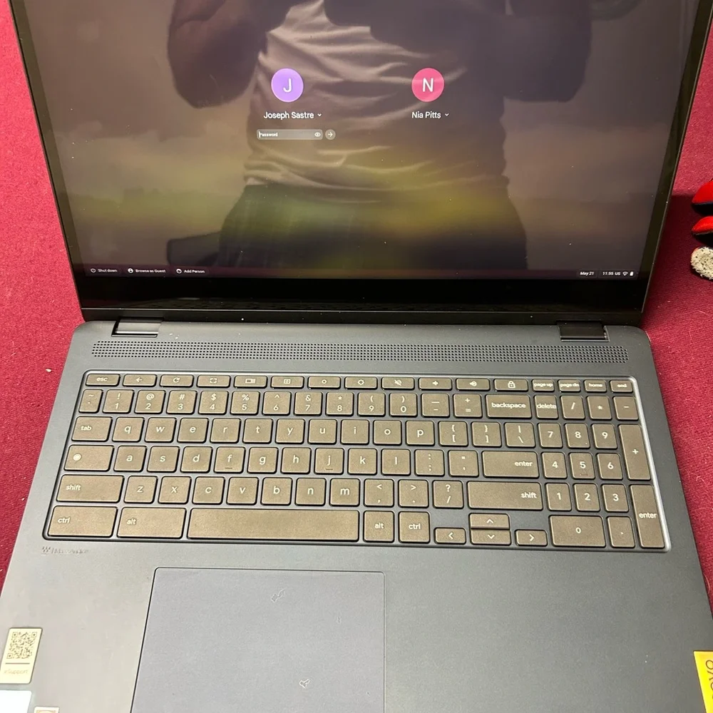 Lenovo Gray ThinkPad Laptop with Minimalist Design